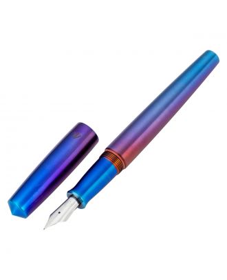 Gravitas Sentry Raw Grade 5 Titanium TiSiNx Fountain Pen