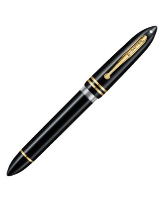 Sheaffer Balance III E893 Glossy Black Gold Trim Fountain Pen