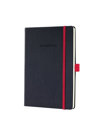 Sigel Conceptum Pure Notitieboek Zwart Hard cover Gelijnd