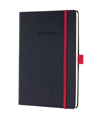 Sigel Conceptum Pure Notitieboek Zwart Hard cover Gelijnd