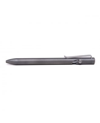 Tactile Turn Bolt Action Pen Stonewashed Titanium Short Ballpoint Pen