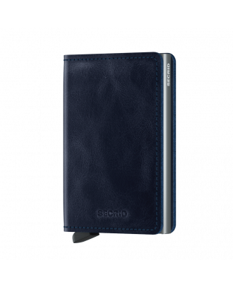 Secrid Slim Wallet Leather Vintage Blue