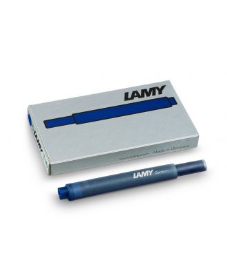 Lamy T10 Fountain Pen Ink Cartridges 5 Pack Blue Black
