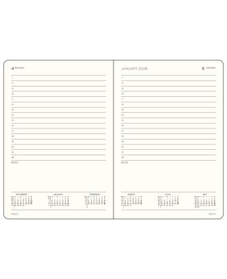 Leuchtturm1917 Diary 2027 Daily Planner Medium A5 Dusty Rose