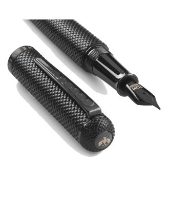 Tom Hessin Charles 1870 Gherkin All Black Fountain Pen