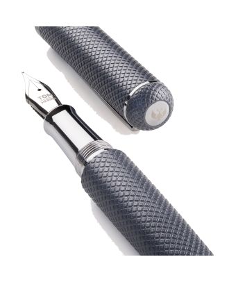 Tom Hessin Charles 1870 Gherkin Monument Grey Fountain Pen