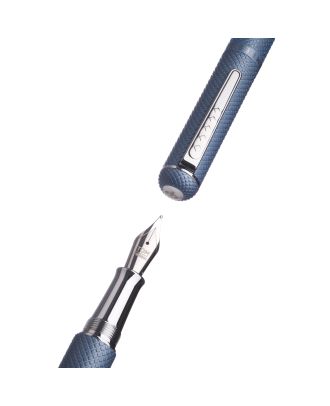 Tom Hessin Charles 1870 Gherkin Sky Blue Fountain Pen
