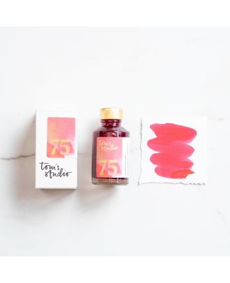 Tom's Studio Fountain Pen Ink 75 Watermelon Shimmer - 50ml