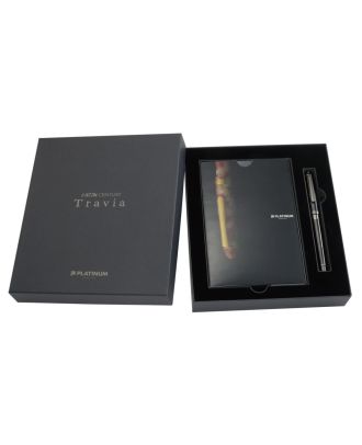 Platinum #3776 Century Travia Onyx Black Fountain Pen