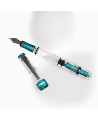 TWSBI Diamond 580ALR Caribbean with Onyx Fountain Pen