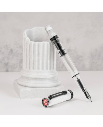 TWSBI Eco Carrara with Onyx Fountain Pen