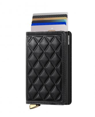 Secrid Premium Slim Wallet Emboss Diamond Black