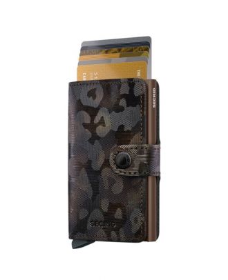 Secrid Mini Wallet Leather Jungle Brown