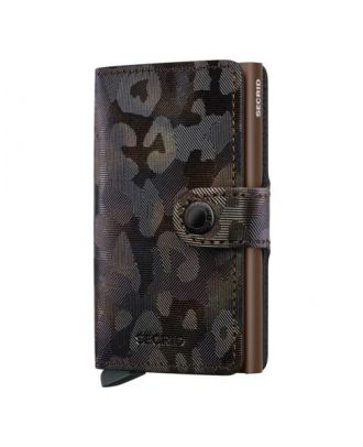 Secrid Mini Wallet Leather Jungle Brown