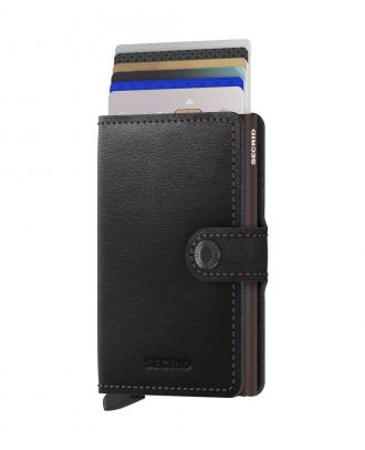 Secrid Mini Wallet Original Black Brown
