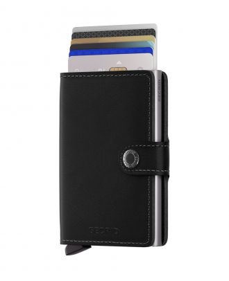 Secrid Mini Wallet Leather Black