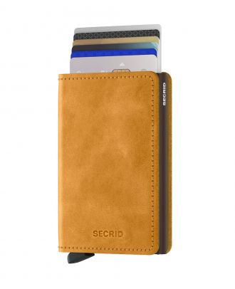 Secrid Slim Wallet Leather Vintage Ochre