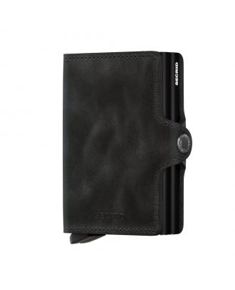 Secrid Twin Wallet Leather Black Vintage