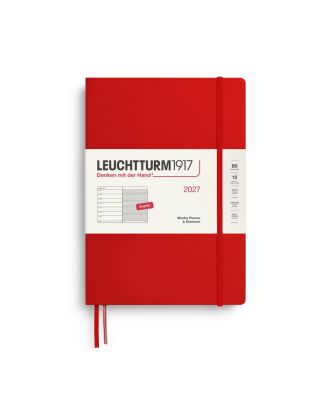 Leuchtturm1917 2027 Weekly Planner + Notes Composition B5 Cherry