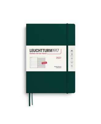 Leuchtturm1917 2027 Weekly Planner + Notes Composition B5 Forest Green