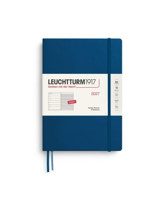 Leuchtturm1917 2027 Weekly Planner + Notes Composition B5 Indigo