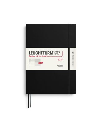 Leuchtturm1917 Diary 2027 Weekly Planner with notes Master A4+ Black