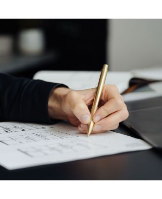 Wingback Brass Mechanical Pencil