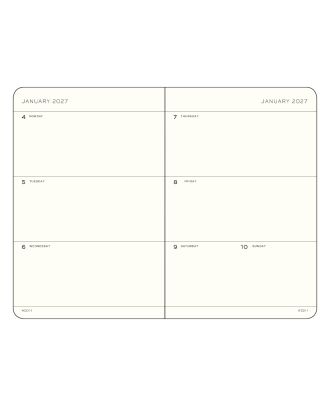 Leuchtturm1917 Diary 2027 Weekly Planner Paperback B6+ Sunflower