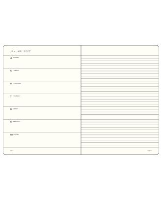 Leuchtturm1917 Diary 2027 Weekly Planner with notes Master A4+ Cherry