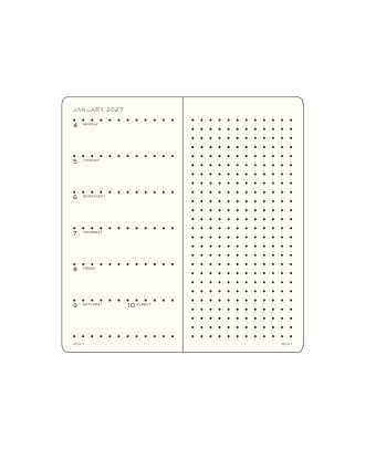 Leuchtturm1917 Diary 2027 Weekly Planner with notes Dotted Wallet Sunflower