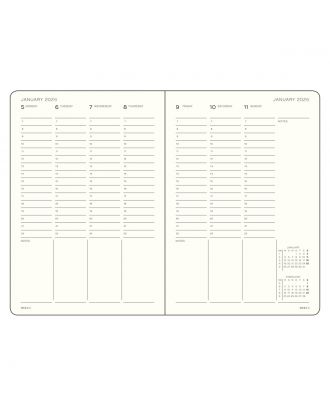 Leuchtturm1917 2026 Weekly Planner Vertical Medium A5 Dusty Rose