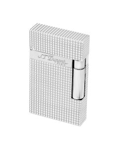 S.T. Dupont Ligne 2 Diamond Head Silver Finish Lighter