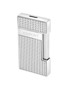 S.T. Dupont Slimmy Diamond Head Silver Lighter