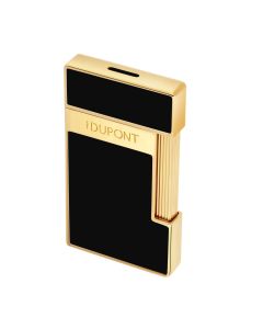 S.T. Dupont Slimmy Black Lacquer and Gold Ligther