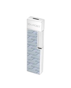 S.T. Dupont Twiggy Grey Lacquer Monogram 1872 Lighter