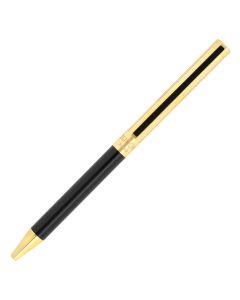 S.T. Dupont Classique Black Yellow Gold Ballpoint Pen