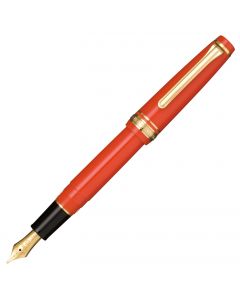 Sailor Professional Gear Slim Red Gold Trim Fountain Pen