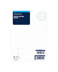 Filofax Refill A5 White Dotted