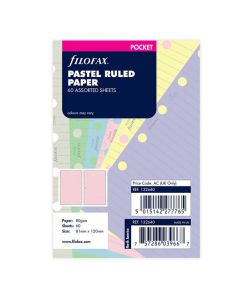 Filofax Refill Pocket Pastel Ruled