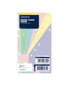 Filofax Refill Personal Pastel Plain