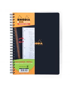 Rhodia Exa Book Refill A4+ Lined Black