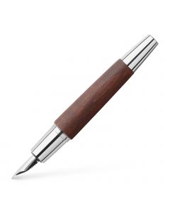Faber Castell E-Motion Dark Brown Wood Fountain Pen