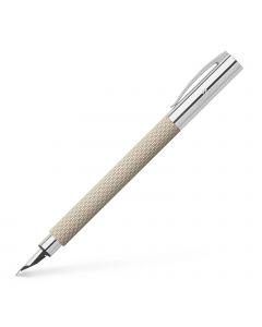 Faber Castell Ambition OpArt White Sand Fountain Pen