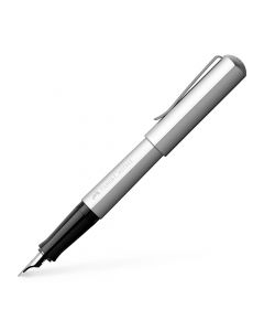 Faber-Castell Hexo Silver Fountain Pen