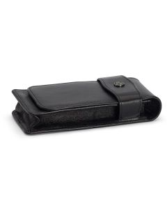 Kaweco Black Leather Flap Pouch for 3 Pens