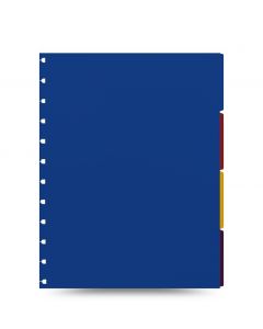 Filofax Notebook Refill A5 Bright Coloured Tabs