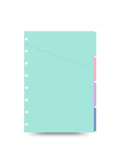 Filofax Notebook Refill Pocket Pastel Tabs