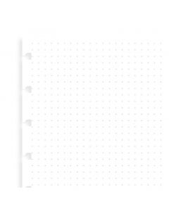 Filofax Notebook Refill A5 White Dotted