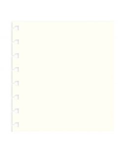 Filofax Notebook Refill Pocket White Plain