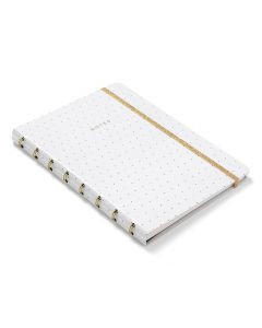 Filofax Notebook A5 Moonlight White